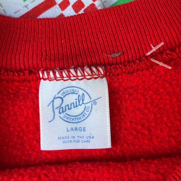 Vintage Chris Red Floral Sweatshirt - Picture 2 of 4